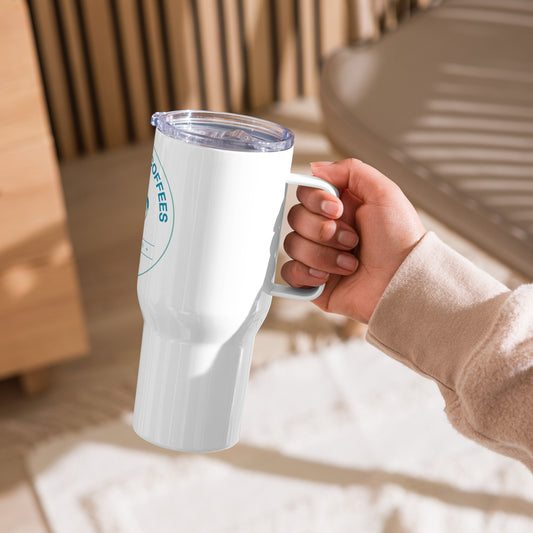Daily Dose Coffees Travel mug with a handle