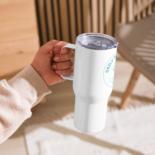 Daily Dose Coffees Travel mug with a handle